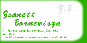 zsanett bornemisza business card